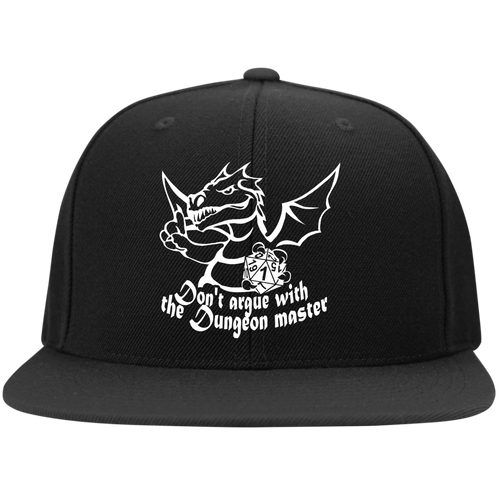 Don't Argue With The DM RPG Dice Hat | Dungeon Master Hat | Tabletop RPG | Tabletop Games | RPG Hat | Role Playing Game Unisex Snapback Hat