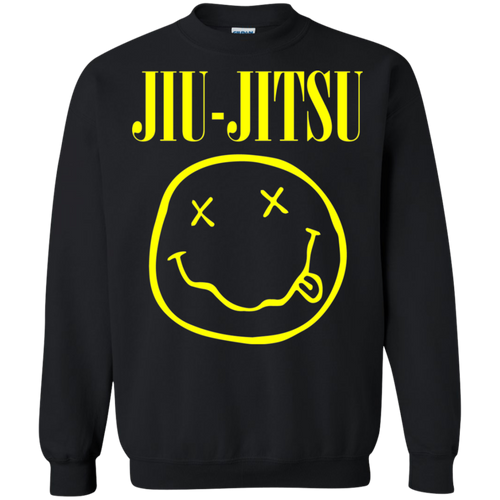 Brazilian Jiu Jitsu Smells Like Jiu Jitsu BJJ Crewneck Pullover Sweatshirt  8 oz.