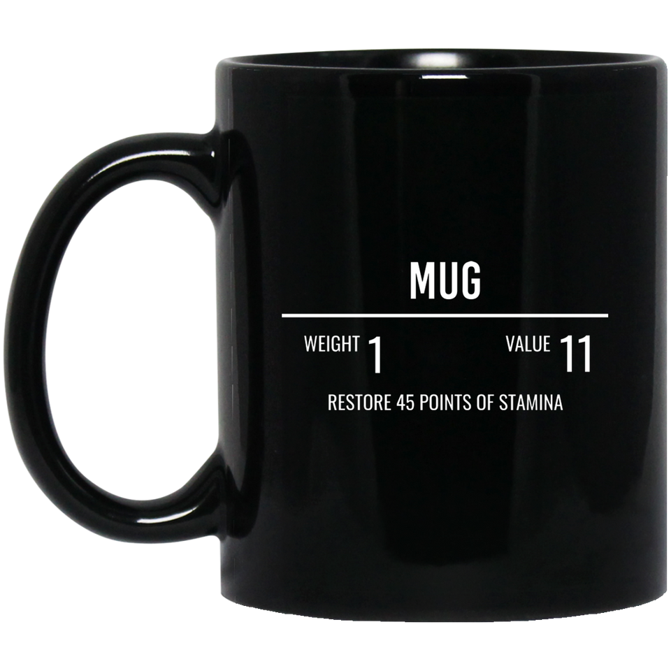 Mug Fantasy RPG 11 oz. Black Mug