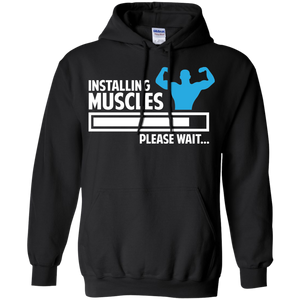 Installing Muscles Gym Workout Pullover Hoodie 8 oz. Installing Muscles Gym Workout Pullover Hoodie 8 oz.