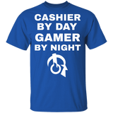 Cashier By Day Gamer By Night T-Shirt Cashier By Day Gamer By Night T-Shirt