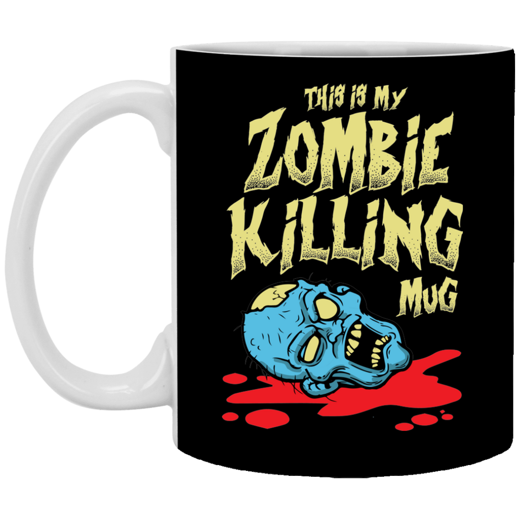 This Is My Zombie Killing Mug 11 oz. White Mug