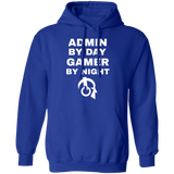 Admin By Day Gamer By Night Hoodie Admin By Day Gamer By Night Hoodie