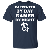 Carpenter By Day Gamer By Night T-Shirt Carpenter By Day Gamer By Night T-Shirt