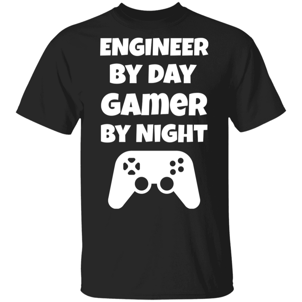 Engineer By Day Gamer By Night T-Shirt