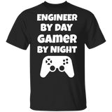 Engineer By Day Gamer By Night T-Shirt Engineer By Day Gamer By Night T-Shirt