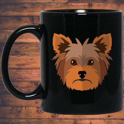 Yorkie Mug | Yorkshire Terrier | Yorkie Gifts | Yorkie 11 oz. Black Mug