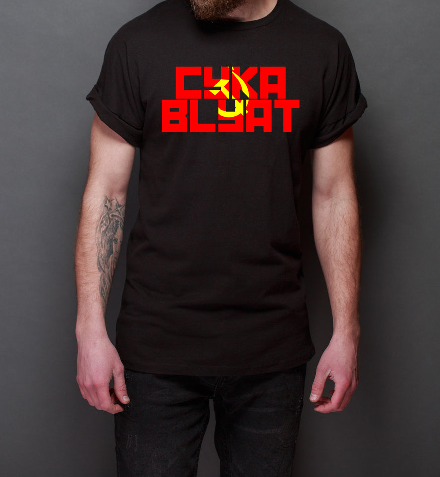 CYKA BLYAT Gaming Cotton T-Shirt