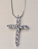 Silver Cross Necklace cross necklace, mens cross necklace, cross necklace for women