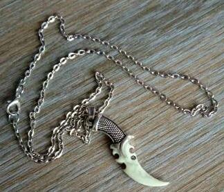 Glowing Dagger Necklace