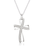 Silver Cross Necklace cross necklace, mens cross necklace, cross necklace for women