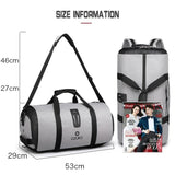 Men's Waterproof Multifunction Travel Duffle Bag mens duffle bag