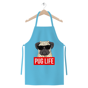 Pug Life - Pug Lover ﻿Premium Jersey Apron Pug Life - Pug Lover ﻿Premium Jersey Apron