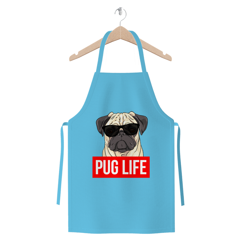 Pug Life - Pug Lover ﻿Premium Jersey Apron