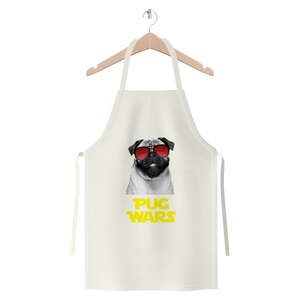 Pug Wars Return Of The Pug ﻿Premium Jersey Apron Pug Wars Return Of The Pug ﻿Premium Jersey Apron