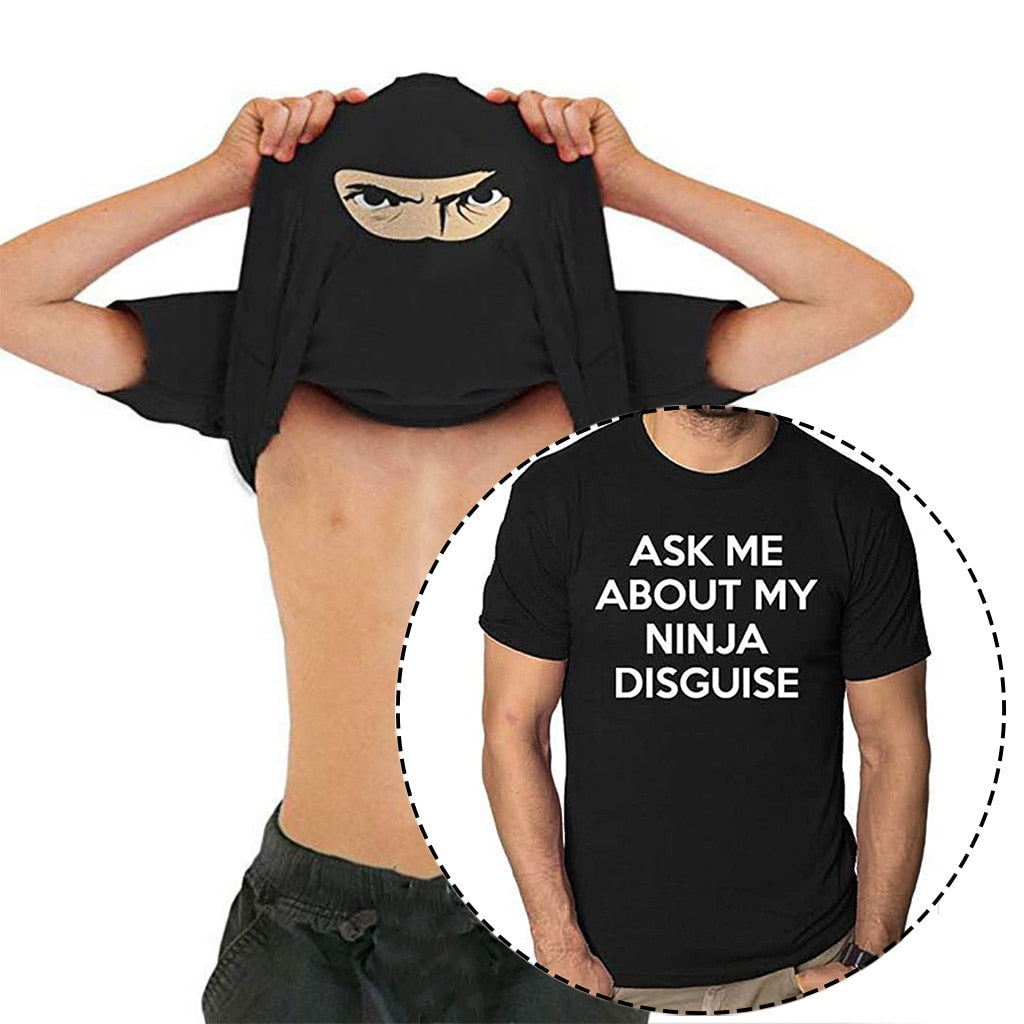 T-shirt Ask Ninja Disguise, Ask Ninja Disguise Shirt