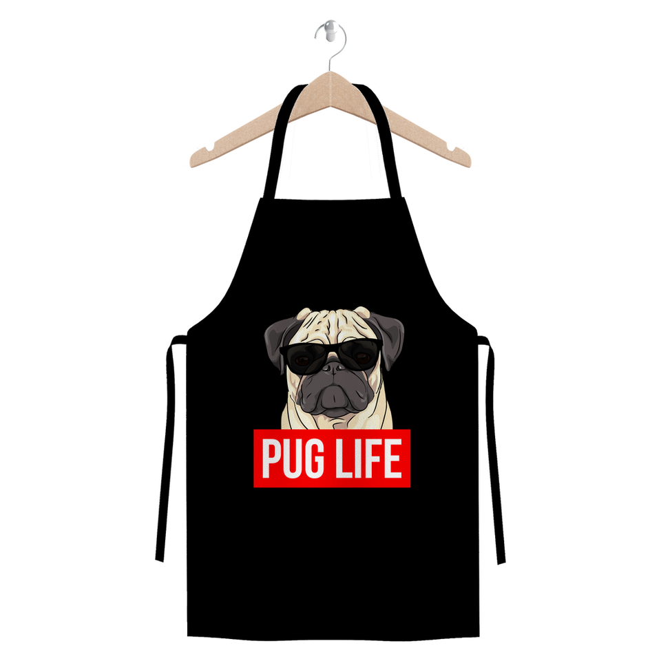 Pug Life - Pug Lover ﻿Premium Jersey Apron