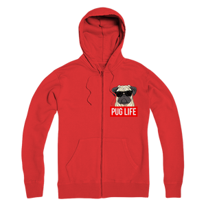 Pug Life - Pug Lover ﻿Premium Adult Zip Hoodie Pug Life - Pug Lover ﻿Premium Adult Zip Hoodie