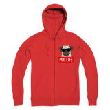 Pug Life - Pug Lover ﻿Premium Adult Zip Hoodie Pug Life - Pug Lover ﻿Premium Adult Zip Hoodie