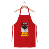 Pug Wars Return Of The Pug ﻿Premium Jersey Apron Pug Wars Return Of The Pug ﻿Premium Jersey Apron