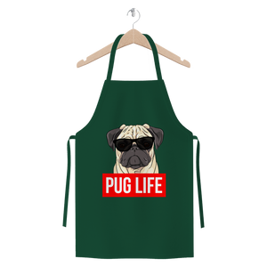 Pug Life - Pug Lover ﻿Premium Jersey Apron Pug Life - Pug Lover ﻿Premium Jersey Apron