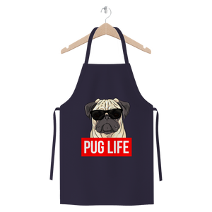 Pug Life - Pug Lover ﻿Premium Jersey Apron Pug Life - Pug Lover ﻿Premium Jersey Apron