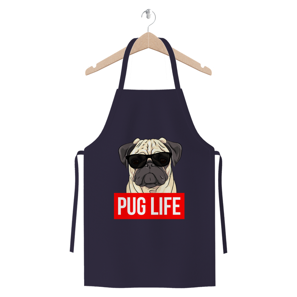 Pug Life - Pug Lover ﻿Premium Jersey Apron