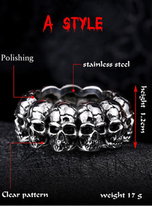 Skull Stainless Steel Punk Ring skull rings for men skull ring skull rings for women