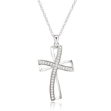 Silver Cross Necklace cross necklace, mens cross necklace, cross necklace for women