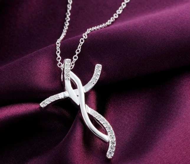 Silver Cross Necklace