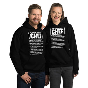 10 Reasons To Date A Chef Unisex Hoodie 10 Reasons To Date A Chef Unisex Hoodie