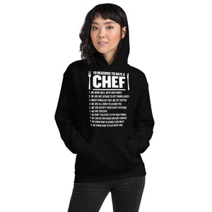 10 Reasons To Date A Chef Unisex Hoodie 10 Reasons To Date A Chef Unisex Hoodie