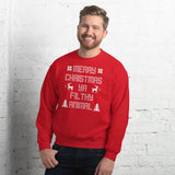 Merry Christmas Ya Filthy Animal Unisex Ugly Xmas Sweater Sweatshirt Merry Christmas Ya Filthy Animal Unisex Ugly Xmas Sweater Sweatshirt