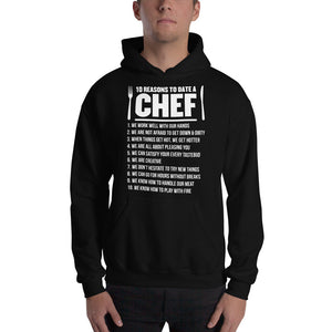 10 Reasons To Date A Chef Unisex Hoodie 10 Reasons To Date A Chef Unisex Hoodie