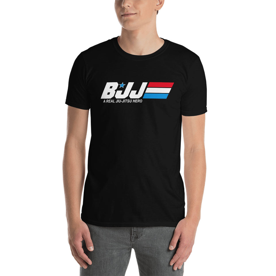 BJJ A Real Jiu Jitsu Hero Unisex Brazilian Jiu Jitsu T-Shirt