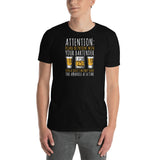 Attention: Please Be Patient With Your Bartender Even A Toilet Can Only Serve One Asshole At A Time Unisex T-Shirt bartender shirt, bartender t shirts, funny bartender shirts, cute bartender shirts