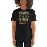 Attention: Please Be Patient With Your Bartender Even A Toilet Can Only Serve One Asshole At A Time Unisex T-Shirt bartender shirt, bartender t shirts, funny bartender shirts, cute bartender shirts