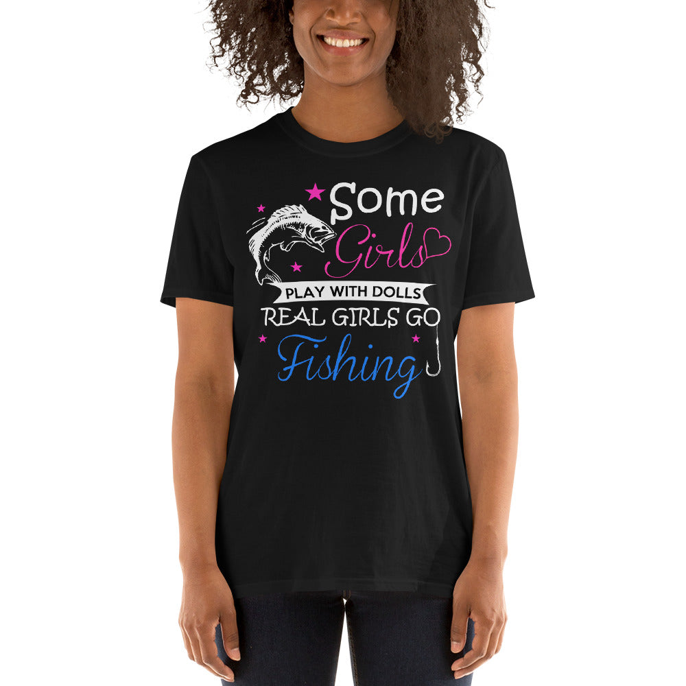 Some Girls Play With Dolls Real Girls Go Fishing - Love Fish T-Shirt –  Superhero Gear