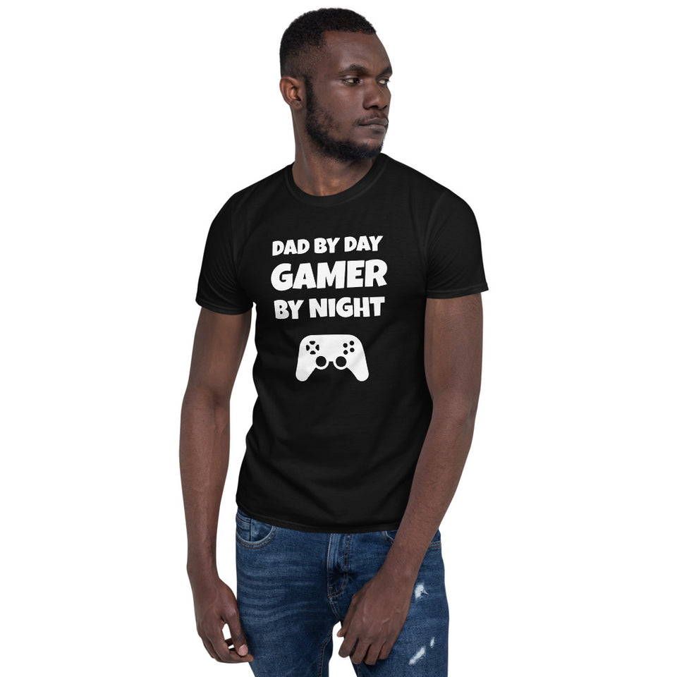 Dad By Day Gamer By Night Unisex T-Shirt