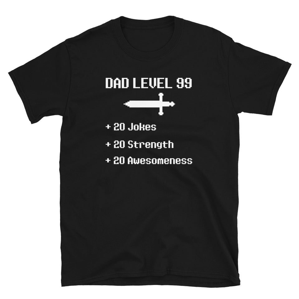 Dad Level 99 RPG Video Game - Fathers Day Birthday Gift T-Shirt