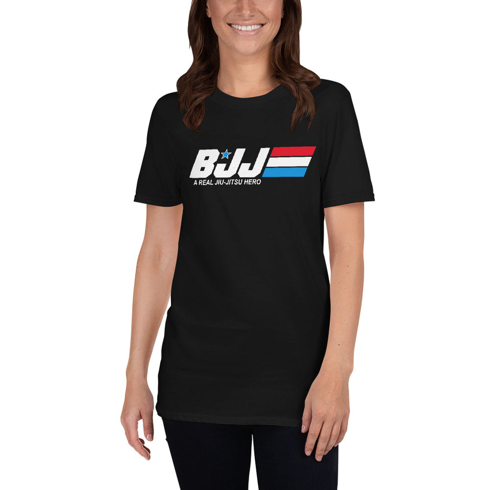 BJJ A Real Jiu Jitsu Hero Unisex Brazilian Jiu Jitsu T-Shirt