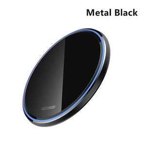Rock Metal Wireless Charger - Fast Charging for iPhone 8 X XR XS Max Samsung S10 S9 Desktop Wireless Charger Pad Rock Metal Wireless Charger - Fast Charging for iPhone 8 X XR XS Max Samsung S10 S9 Desktop Wireless Charger Pad