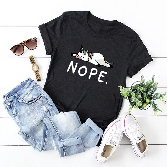 Nope Unicorn Women's T-Shirt