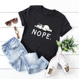 Nope Unicorn Women's T-Shirt Nope Unicorn Women's T-Shirt