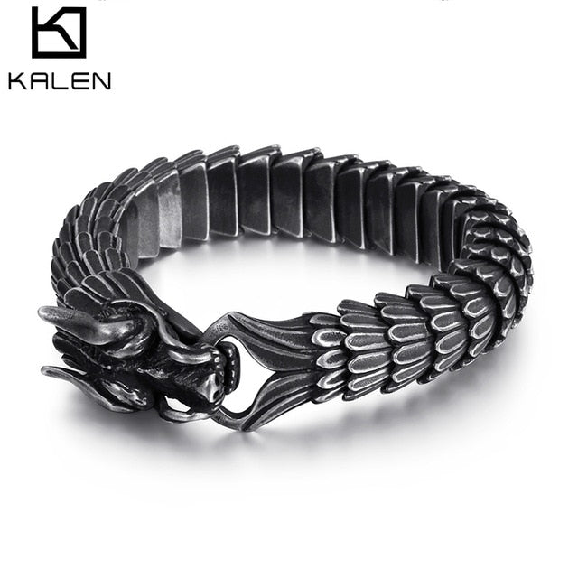 Stainless Steel Dragon Bracelet