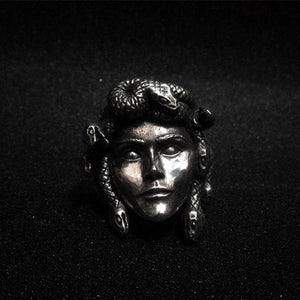 Greek Mythology Gorgon Monster Stainless Steel Ring greek mythology rings greek god ring