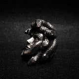 Greek Mythology Gorgon Monster Stainless Steel Ring greek mythology rings greek god ring