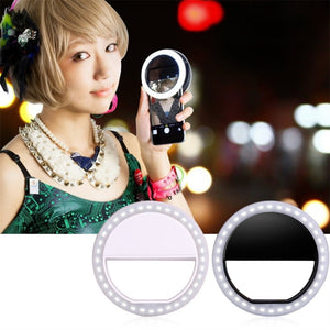 Universal Selfie Smartphone LED Ring Flash Light Universal Selfie Smartphone LED Ring Flash Light