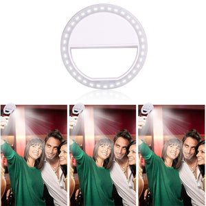 Universal Selfie Smartphone LED Ring Flash Light Universal Selfie Smartphone LED Ring Flash Light