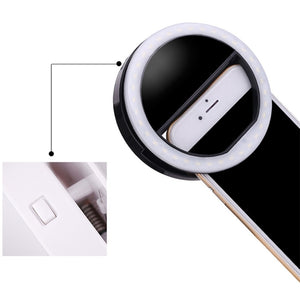 Universal Selfie Smartphone LED Ring Flash Light Universal Selfie Smartphone LED Ring Flash Light